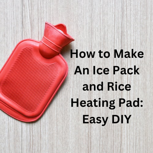 Are you wondering how to make an ice pack or a rice heating pad?  I have a super easy and inexpensive tutorial to share.