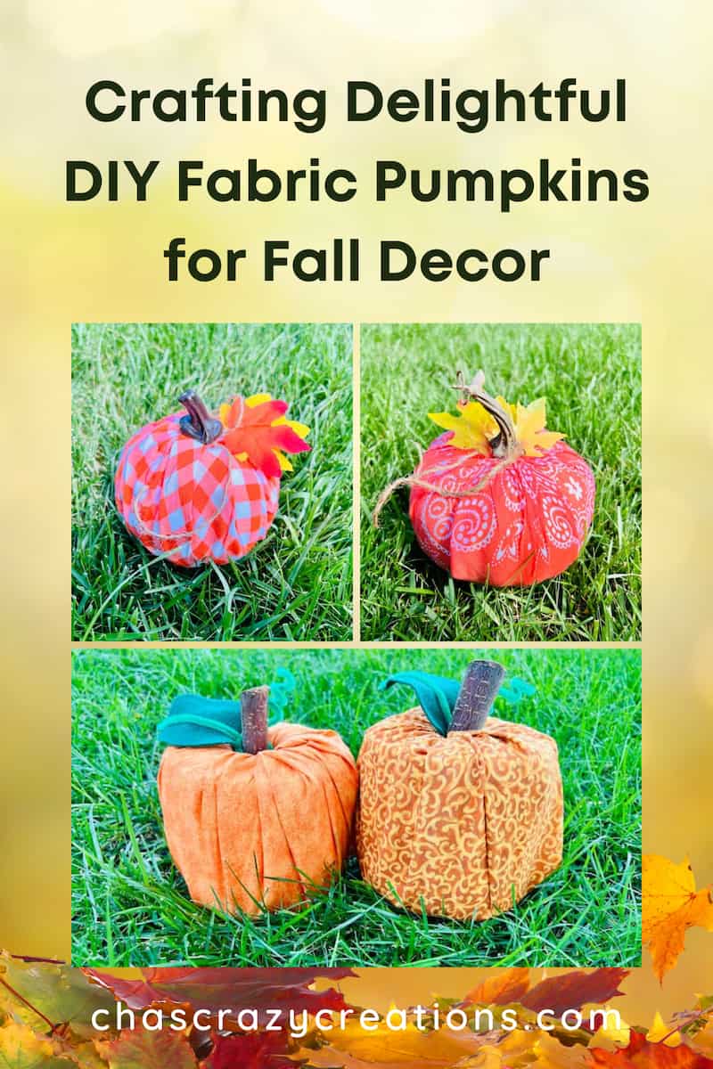 If you're a fan of all things crafty, we've got the perfect project for you: DIY fabric pumpkins! 