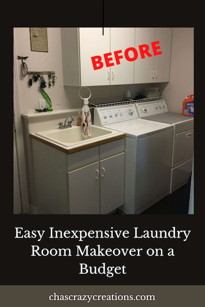 Easy Inexpensive Laundry Room Makeover on a Budget