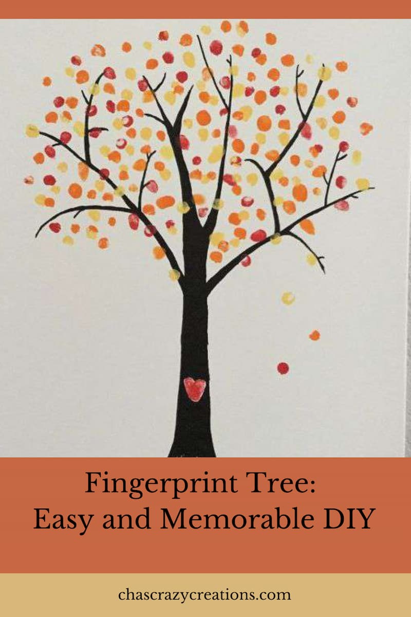 Are you wondering how to make a fingerprint tree?  With just a few supplies you can make this super easy and memorable DIY.