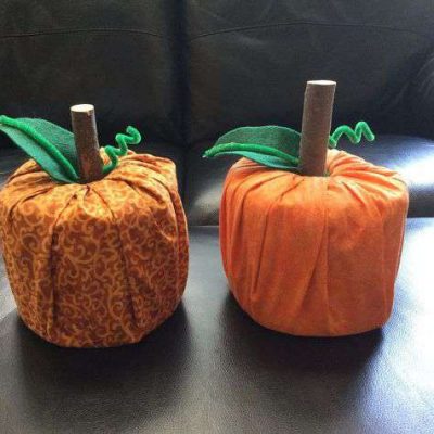 When the season is over, put the toilet paper away, fold up your fabric, and put it along with your sticks and leaves into storage. That's it. Great project for kids parties, mom's night out, party favors, etc. If you make one I'd love to see yours!
