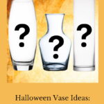 Are you looking for some Halloween vase ideas? Try these couple of repurposed ideas - ghost & pumpkin vases.