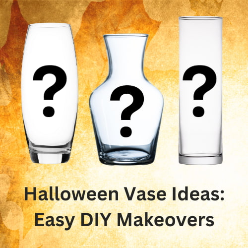 Are you looking for some Halloween vase ideas? Try these couple of repurposed ideas - ghost & pumpkin vases.