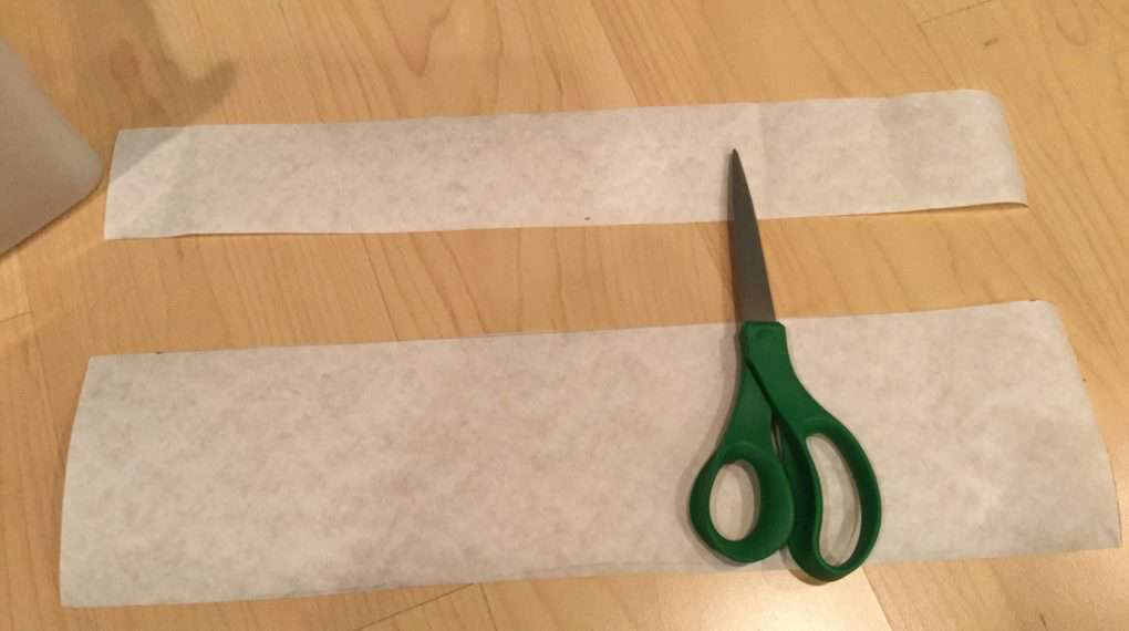 I cut my pattern out.