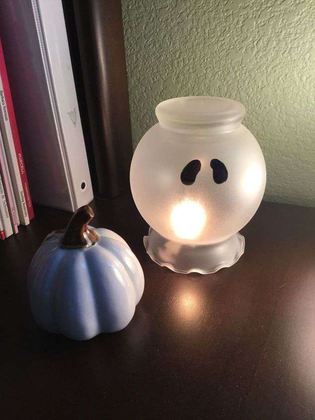 Bud vase pumpkins and ghosts crafts