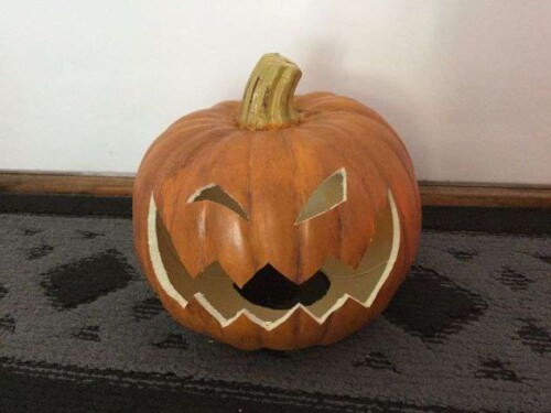 Carve Fake Pumpkins