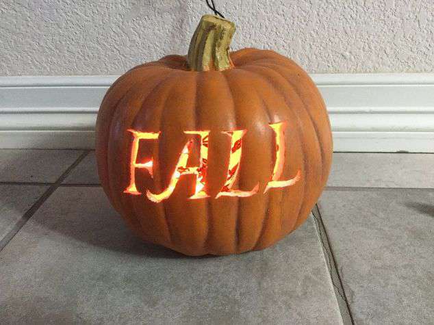 Carving Fake Pumpkins