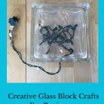 Are you looking for glass block crafts? Just a few simple items put together can create a glowing gift and add ambiance in your home.