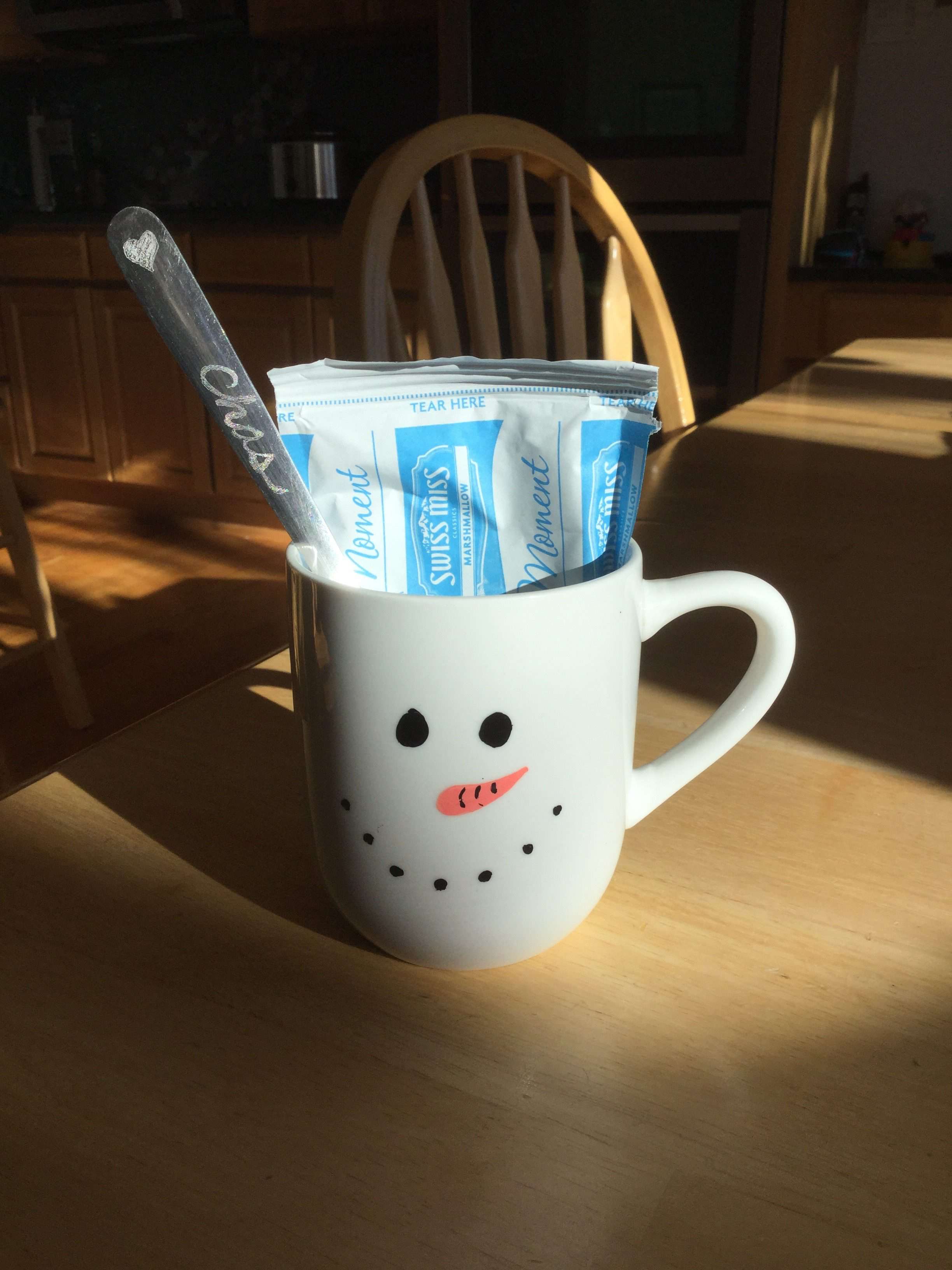 Easy DIY Snowman Mug