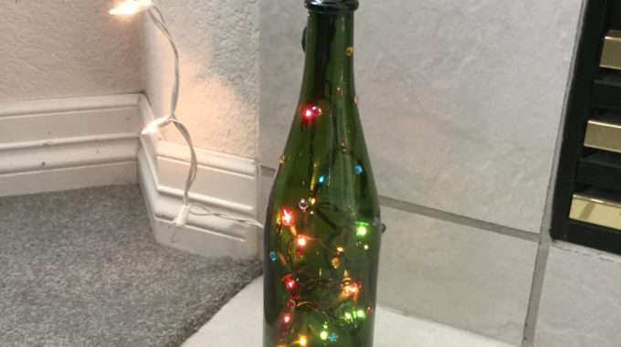 Wine Bottle to Christmas Tree