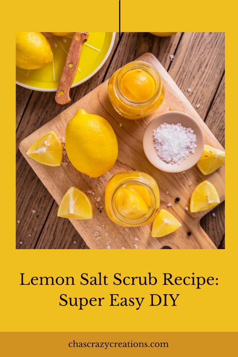  Do you enjoy making gifts for people?  I do.  Today I'm sharing this lemon salt scrub recipe that's easy and inexpensive.