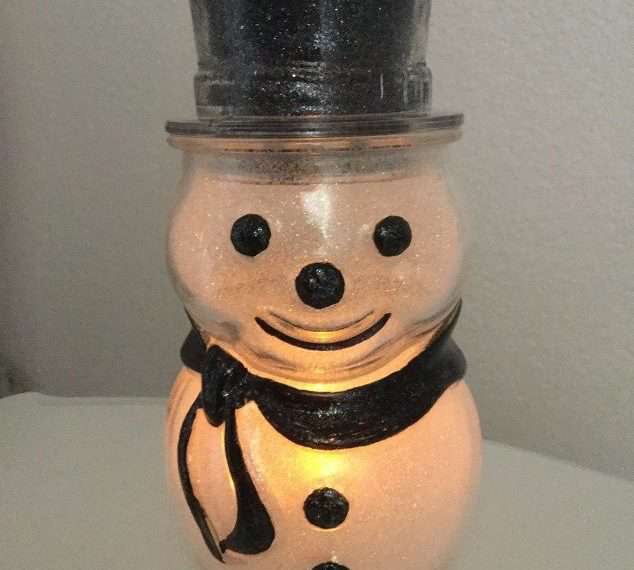 Optional - add a battery operated flicker tealight candle.