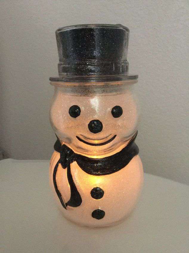 Optional - add a battery operated flicker tealight candle.