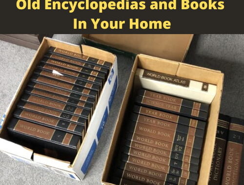 Are you wondering what to do with old encyclopedias? I figured out a way to reuse them in our home without damaging them!