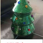Do you like easy DIY Christmas gift ideas? This easy glitter snowman & tree are inexpensive and super easy to make. Great for kids, girls night out, party favors, gifts, winter decor, etc.