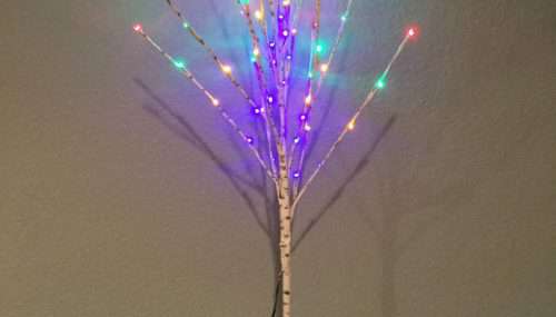 Upcycle Plain LED Tree to Birch/Aspen Tree
