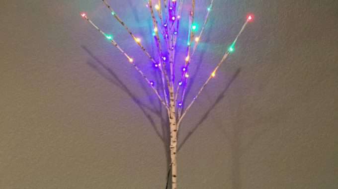 Upcycle Plain LED Tree to Birch/Aspen Tree