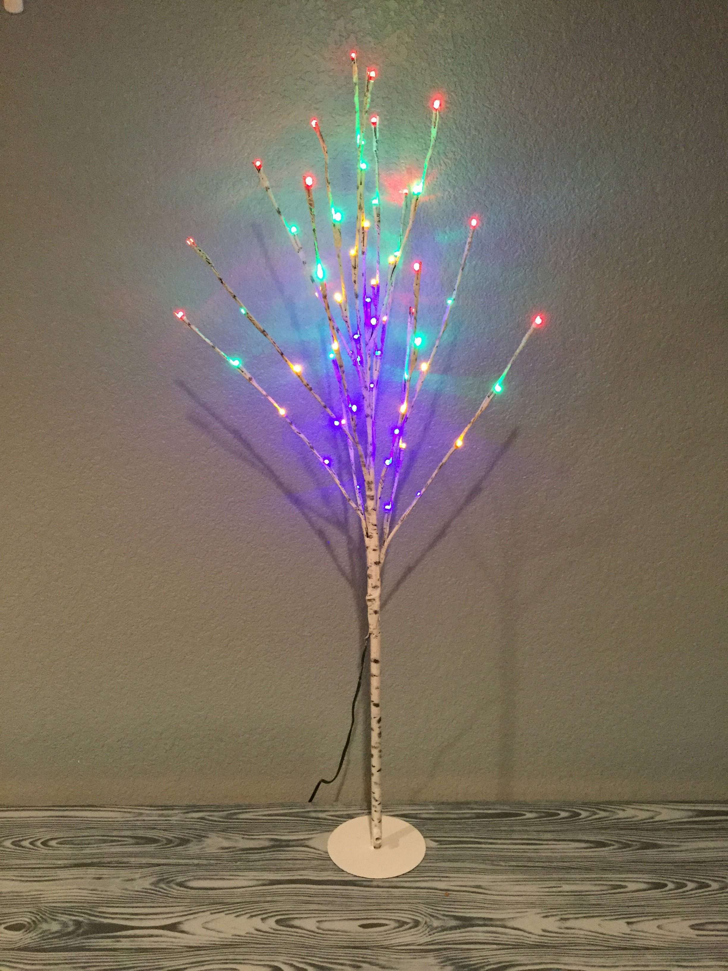 Upcycle Plain LED Tree to Birch/Aspen Tree