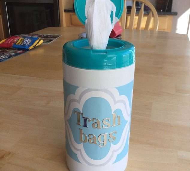Put the lid back on and pull one up towards the top.