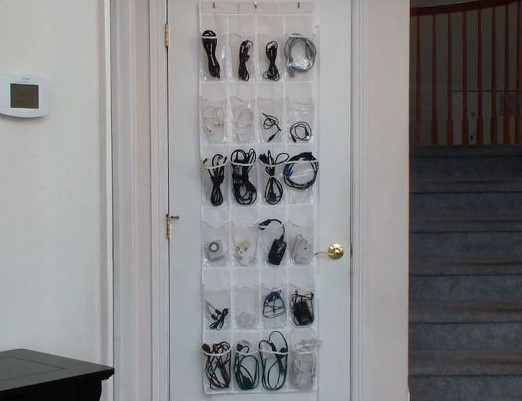 It can organize your extension cords, power cords, charging cords, timers, and more in.
