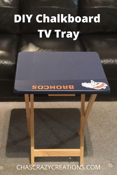Do you have an old tv tray?  With just a few items you can give your old tv tray an awesome update, and guess what, it's easy!