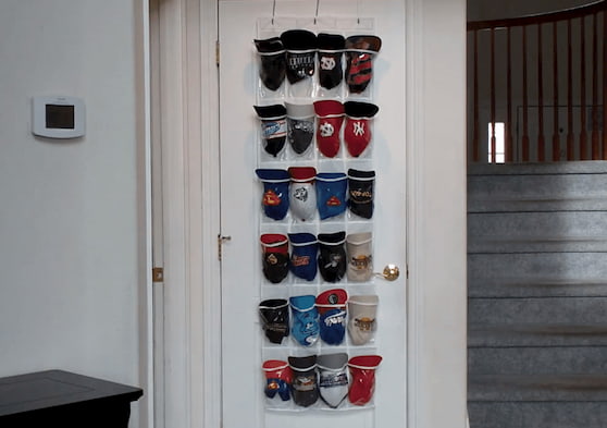 This one is actually for my son!  Make a place for your baseball/hat collection.