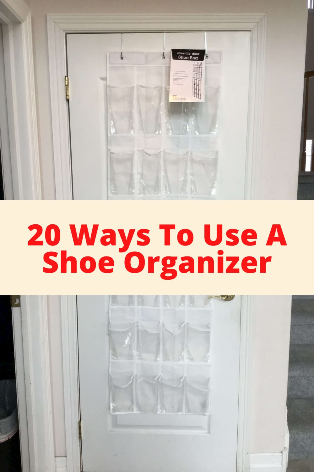 20 Easy and Unexpected Ways To Use A Hanging Shoe Organizer