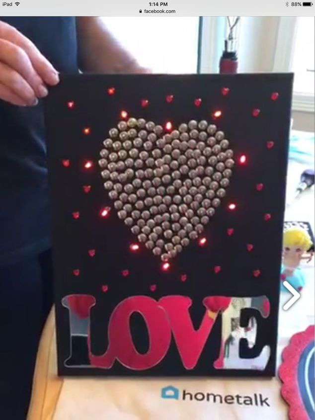 Easy Light Up Love Art for Your Home