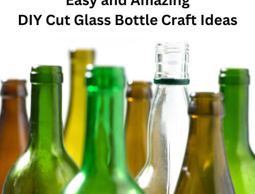 Easy and Amazing DIY Cut Glass Bottle Craft Ideas