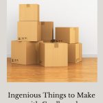 In this article, we will explore Ingenious things to make with cardboard for recycling and repurposing.