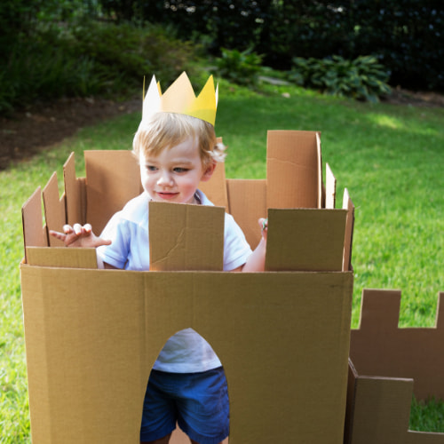 Cardboard Box Fort or Playhouse: Build Your Own Adventure Zone