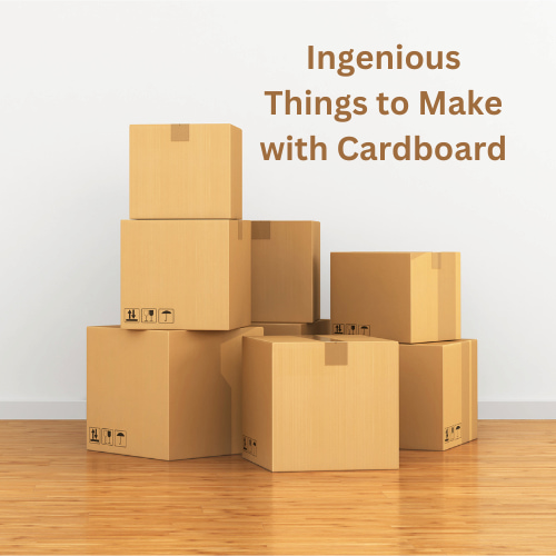  In this article, we will explore Ingenious things to make with cardboard for recycling and repurposing. 