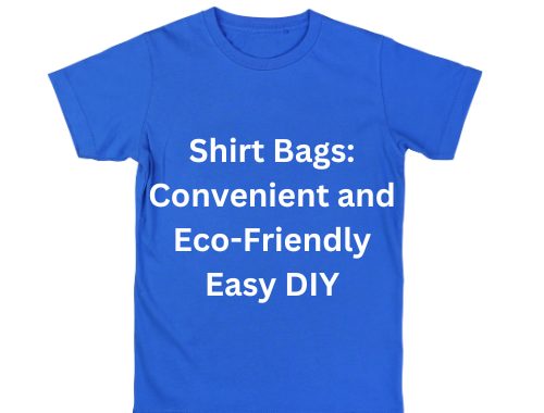Learn how to transform a shirt into convenient and eco-friendly "shirt bags" with this step-by-step DIY tutorial.