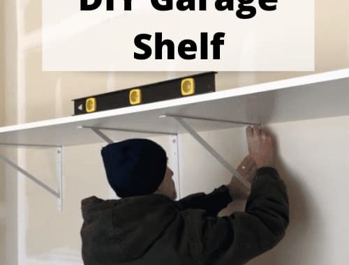 Easy Heavy Duty Garage DIY Shelf