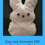 Are you looking for a DIY Peeps bunny plush tutorial? Here is a really easy craft for the Easter season. You can even make it no sew if you'd like.