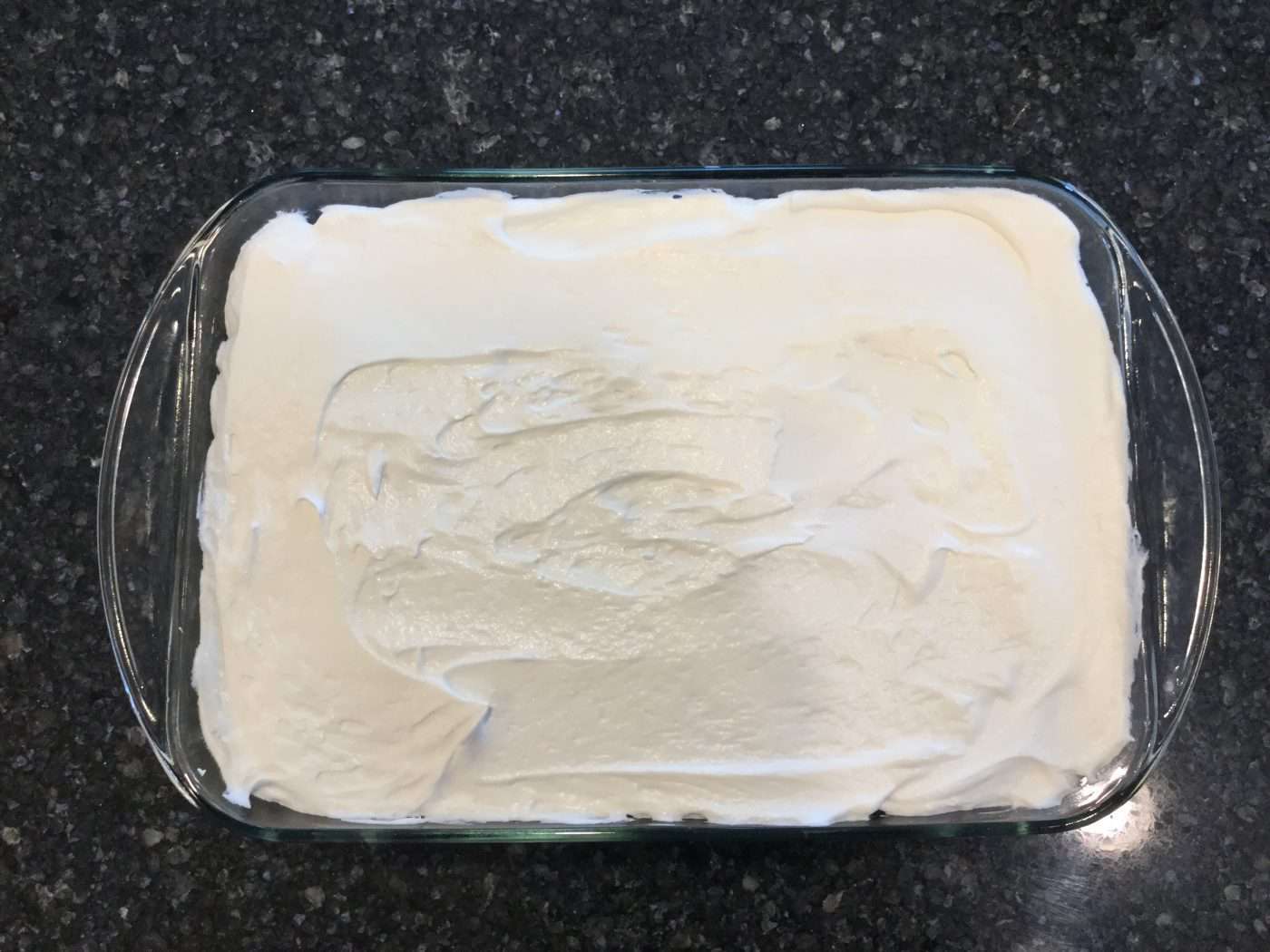 Top with your whipped topping.