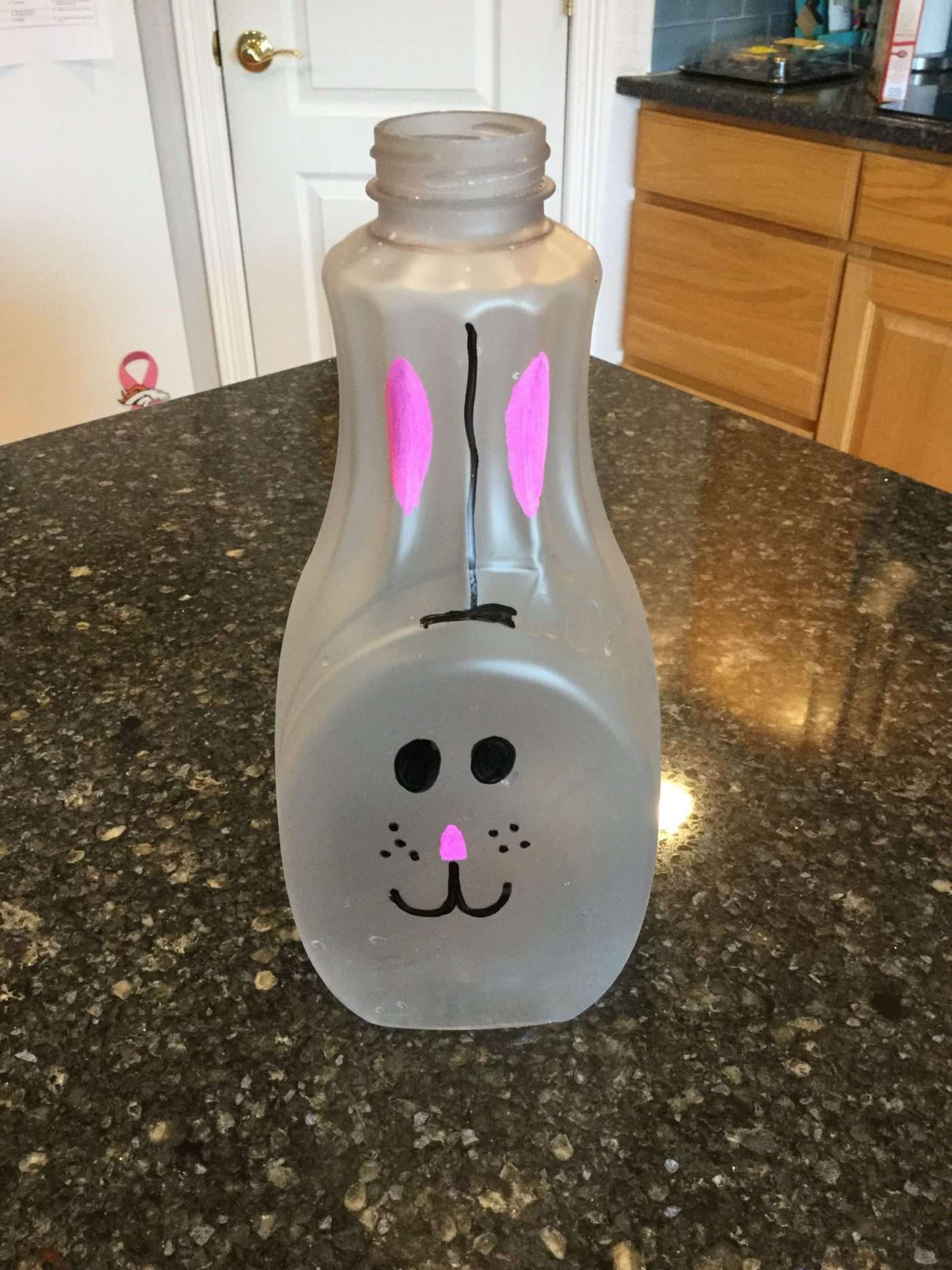 I drew on the bunny face with my Sharpies.