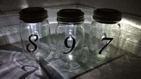 That's it for the first one. Make sure to place this somewhere where your solar lights will get plenty of light.