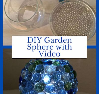 Do you want to make your own garden sphere? I have an easy DIY for you that is inexpensive, easy, and will glow at night.