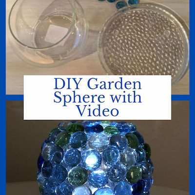 Do you want to make your own garden sphere? I have an easy DIY for you that is inexpensive, easy, and will glow at night.