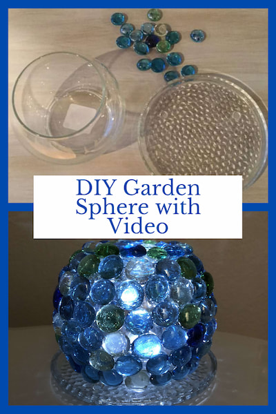 Do you want to make your own garden sphere? I have an easy DIY for you that is inexpensive, easy, and will glow at night.