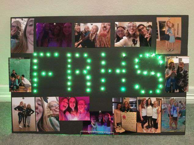 Personalizable Photo and Light Up Sign