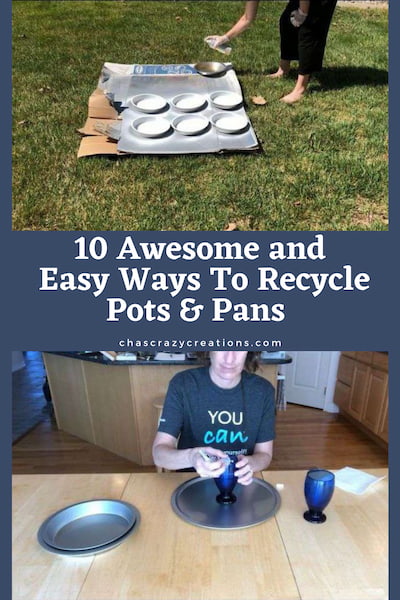 Are you wondering what to do with old pots and pans?  I was given the challenge to find different ways to repurpose these and here are some of my favorites!
