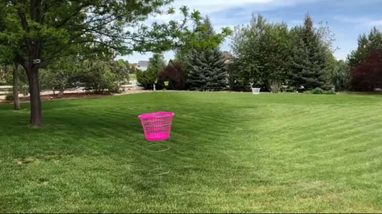 Give your kids some Frisbees and you are ready to play!