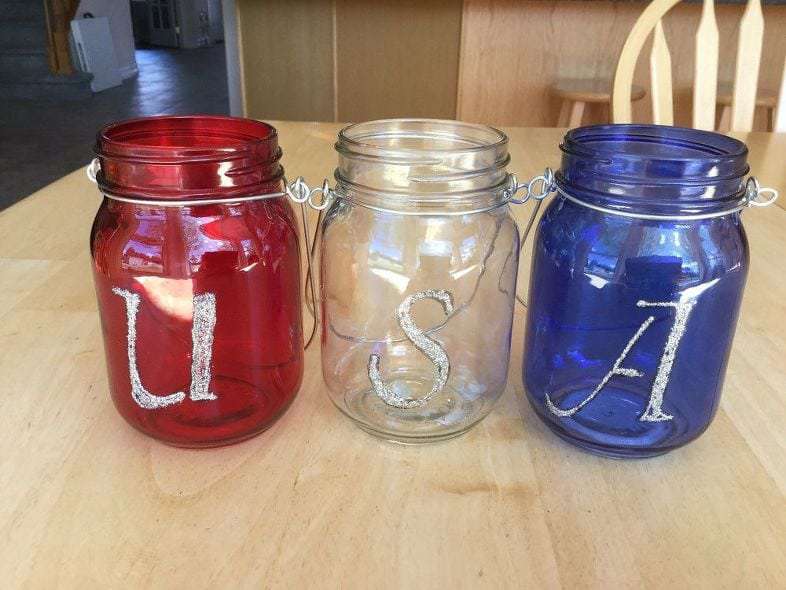 Patriotic Mason Jars – so Many Uses!