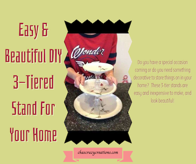 Easy and Beautiful DIY 3 Tiered Stand For Your Home