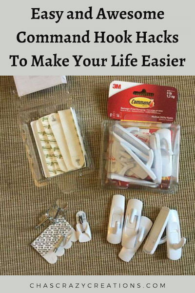 Are you looking for some easy organization for your home?  I have several easy Command Hook hacks to help make your life easier!