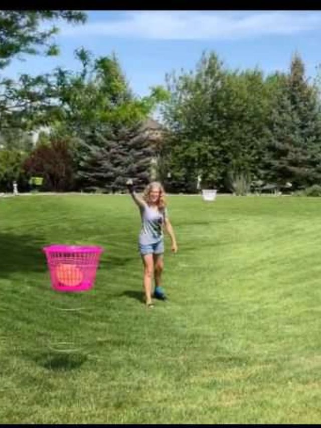 Easy Frisbee Golf For Your Backyard