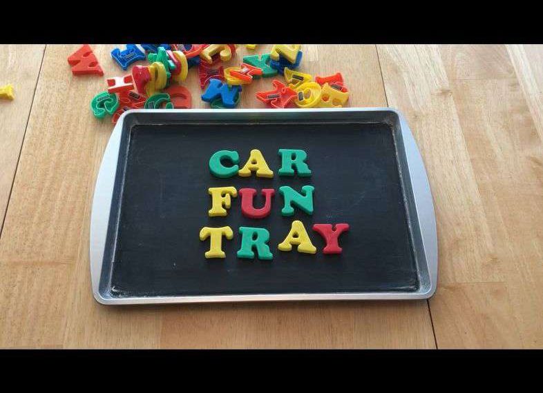 These also make great lap trays for parties, and for kids during road trips. See the post here