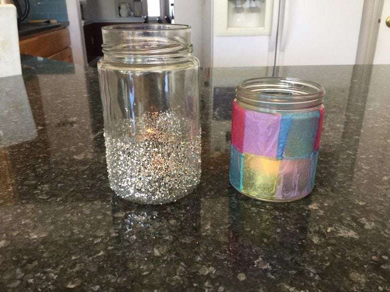 Upcycle Jars to Candle Holders (2 Options)
